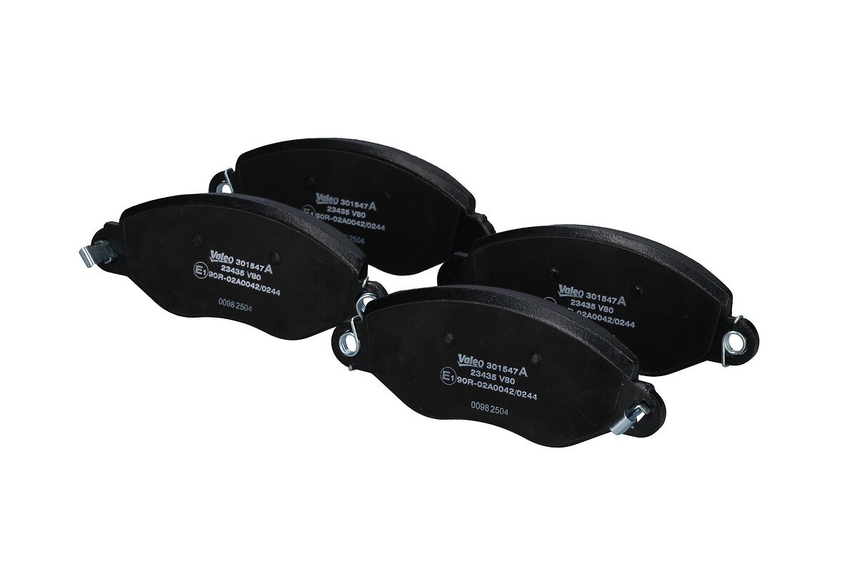 Jeu de 4 plaquettes de frein VALEO ref. 301547A